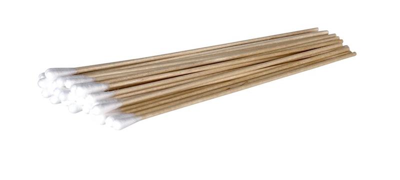 Vatové tyčinky nesterilné na drevenej paličke (15 cm) 100 ks