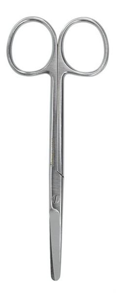 Nožnice chirurgické KRUUSE HQ rovné úzke T/T 120 mm