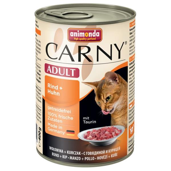 Animonda CARNY® cat Adult hovädzie a kura 400 g konzerva