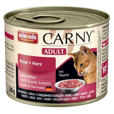 Animonda CARNY® cat Adult hovädzie a morčacie srdiečka 200 g konzerva