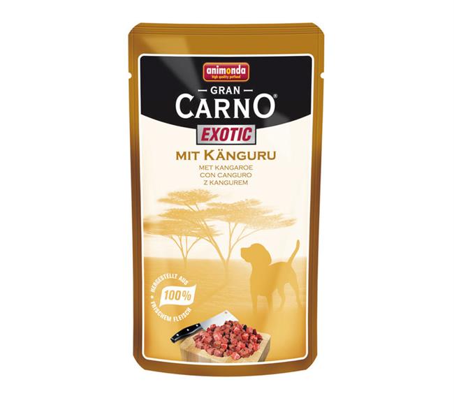 Animonda Gran Carno Exotic dog adult klokanie mäso 125 g kapsička