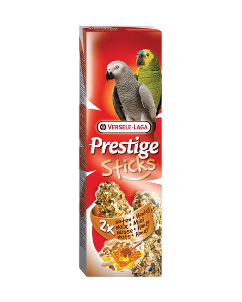 Pamlsok VL Prestige Sticks Parrots Nuts & Honey 2 ks- tyčinky pre veľké papagáje s medom a orecham 140 g