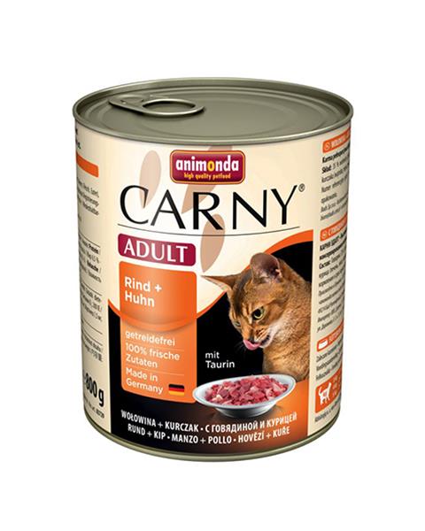 Animonda CARNY® cat Adult hovädzie a kura 800 g konzerva