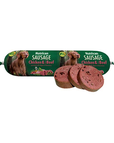 Saláma Nutrican Sausage Chicken & Beef 800 g