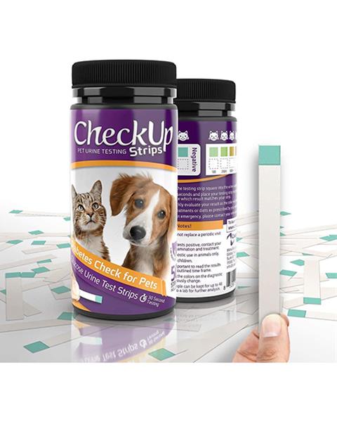 CheckUp Pet Diagnostické prúžky - Diabetes, 50 ks