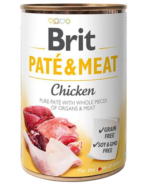 Brit Paté & Meat Chicken 400 g konzerva
